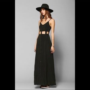 Black maxi with cut outs